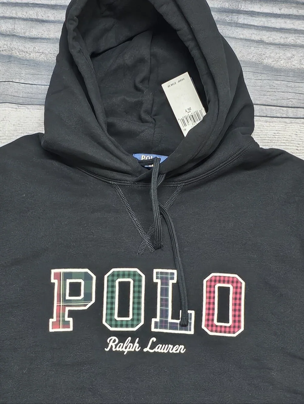 Polo Ralph Lauren Hoodie Pullover Plaid Logo Big & Tall 2XLT NWT